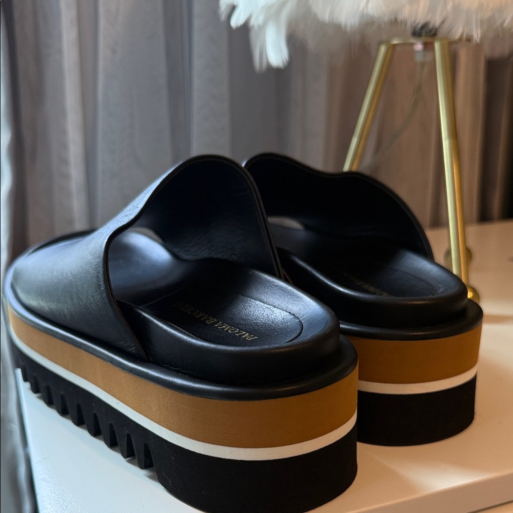 Paloma Barcelo Leather Slide Sandals 🇪🇸 - Picture 2 of 5